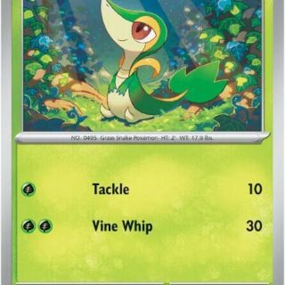 Snivy - 001/086 - Common Black Bolt - Español