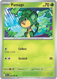 Pansage (Poke Ball Pattern) - 004/086 - Common Reverse Holo Black Bolt - Español