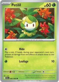 Petilil (Poke Ball Pattern) - 006/086 - Common Reverse Holo Black Bolt - Español