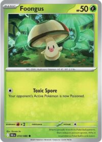 Foongus (Poke Ball Pattern) - 010/086 - Common Reverse Holo Black Bolt - Español