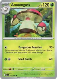 Amoonguss (Poke Ball Pattern) - 011/086 - Uncommon Reverse Holo Black Bolt - Español