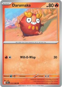 Darumaka (Poke Ball Pattern) - 013/086 - Common Reverse Holo Black Bolt - Español