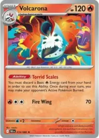 Volcarona (Master Ball Pattern) - 016/086 - Rare Reverse Holo Black Bolt - Inglés