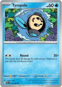 Tympole (Poke Ball Pattern) - 019/086 - Common Reverse Holo Black Bolt - Español