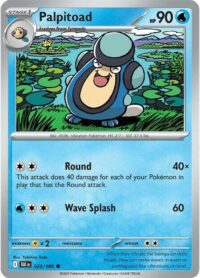 Palpitoad (Poke Ball Pattern) - 020/086 - Common Reverse Holo Black Bolt - Español