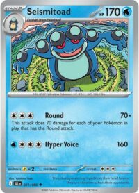 Seismitoad (Poke Ball Pattern) - 021/086 - Uncommon Reverse Holo Black Bolt - Español