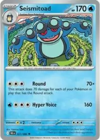 Seismitoad - 021/086 - Uncommon Black Bolt - Inglés