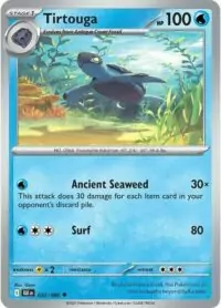 Tirtouga (Master Ball Pattern) - 022/086 - Uncommon Reverse Holo Black Bolt - Inglés