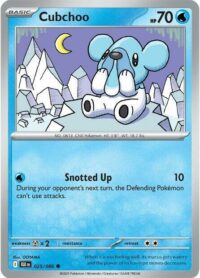 Cubchoo (Poke Ball Pattern) - 025/086 - Common Reverse Holo Black Bolt - Español