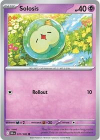 Solosis (Poke Ball Pattern) - 037/086 - Common Reverse Holo Black Bolt - Español