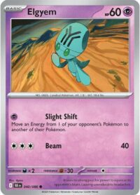 Elgyem (Poke Ball Pattern) - 040/086 - Common Reverse Holo Black Bolt - Español
