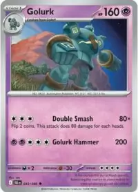 Golurk - 043/086 - Uncommon Black Bolt - Inglés