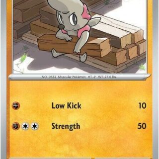 Timburr - 047/086 - Common Black Bolt - Español