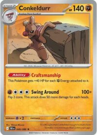 Conkeldurr - 049/086 - Holo Rare Black Bolt - Español