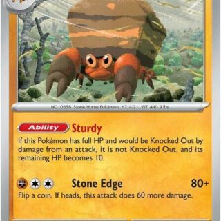 Crustle - 052/086 - Uncommon Black Bolt - Español