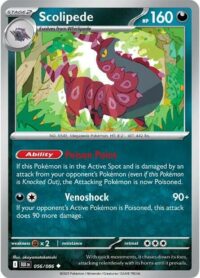 Scolipede (Poke Ball Pattern) - 056/086 - Uncommon Reverse Holo Black Bolt - Español