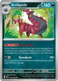 Scolipede (Poke Ball Pattern) - 056/086 - Uncommon Reverse Holo Black Bolt - Inglés