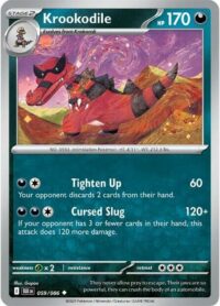 Krookodile (Master Ball Pattern) - 059/086 - Uncommon Reverse Holo Black Bolt - Español