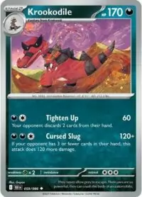 Krookodile - 059/086 - Uncommon Black Bolt - Inglés