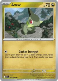 Axew (Poke Ball Pattern) - 068/086 - Common Reverse Holo Black Bolt - Español