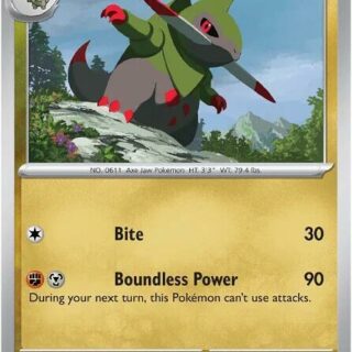 Fraxure - 069/086 - Common Black Bolt - Español