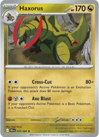 Haxorus - 070/086 - Holo Rare Black Bolt - Español