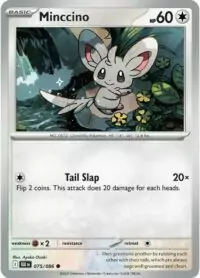 Minccino - 075/086 - Common Reverse Holo Black Bolt - Español