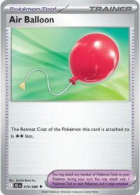 Air Balloon (Poke Ball Pattern) - 079/086 - Uncommon Reverse Holo Black Bolt - Español