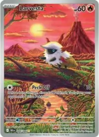 Larvesta - 099/086 - Illustration Rare Black Bolt - Inglés