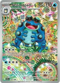 Seismitoad - 105/086 - Illustration Rare Black Bolt - Inglés