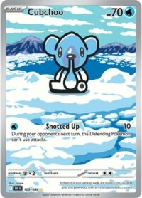 Cubchoo - 109/086 - Illustration Rare Black Bolt - Inglés