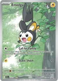 Emolga - 112/086 - Illustration Rare Black Bolt - Español