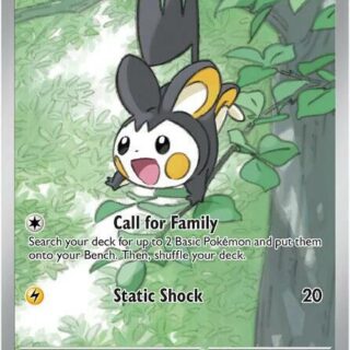 Emolga - 112/086 - Illustration Rare Black Bolt - Español