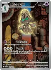 Beheeyem - 121/086 - Illustration Rare Black Bolt - Inglés
