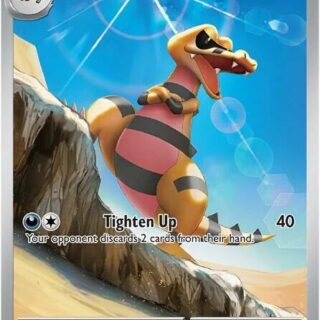 Krokorok - 136/086 - Illustration Rare Black Bolt - Inglés