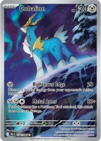 Cobalion - 144/086 - Illustration Rare Black Bolt - Inglés