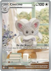 Cinccino - 153/086 - Illustration Rare Black Bolt - Español