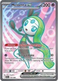 Meloetta ex - 159/086 - Ultra Rare Black Bolt - Español