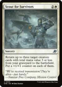Scout for Survivors (Foil) - #33 - Uncommon - Inglés