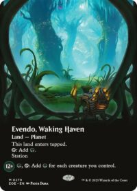 Evendo, Waking Haven (Borderless) (Foil) - #279 - Mythic - Español