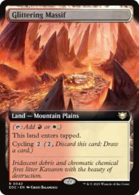Glittering Massif (Extended Art) - #42 - Rare - Español