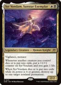 Syr Vondam, Sunstar Exemplar - #231 - Rare - Español