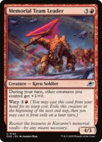 Memorial Team Leader - #144 - Uncommon - Español