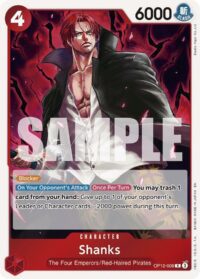 Shanks - OP12-008 - Rare