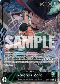 Roronoa Zoro (Alternate Art) - OP12-020 - Leader