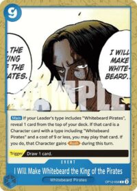 I Will Make Whitebeard the King of the Pirates - OP12-058 - Common