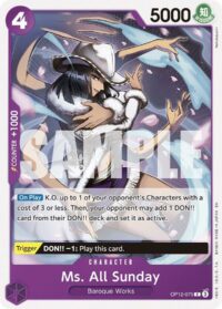 Ms. All Sunday - OP12-075 - Common
