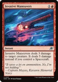 Invasive Maneuvers (Foil) - #137 - Uncommon - Español