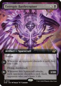 Entropic Battlecruiser (Extended Art) (Foil) - #332 - Rare - Español