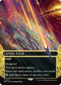 Lotus Field (Borderless) (Foil) - #23 - Mythic - Español